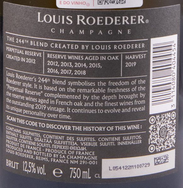 Champagne Louis Roederer Collection 244 Bruto