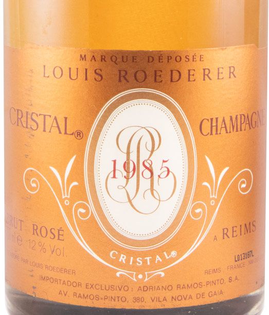 1985 Champagne Louis Roederer Cristal rosé