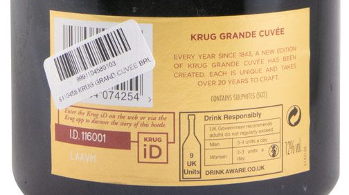 Champagne Krug 163ème Édition Grande Cuvée Brut
