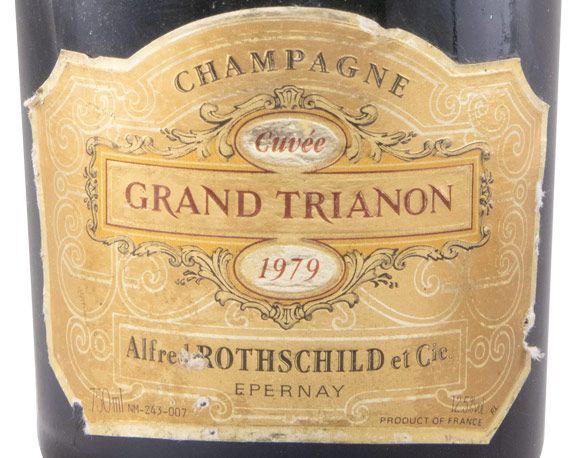 1979 Champagne Alfred Rothschild & Cie Cuvée Grand Trianon Millésime Bruto