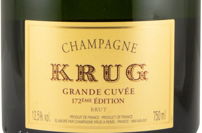 Champagne Krug 172ème Édition Grand Cuvée Brut