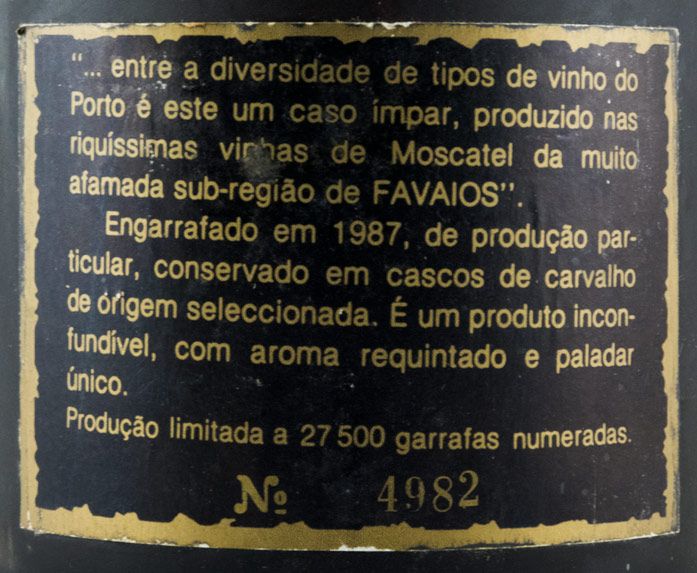 1964 Moscatel do Douro Favaios