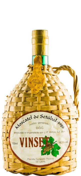 1988 Moscatel de Setúbal Vinset J.P. (wicker bottle)