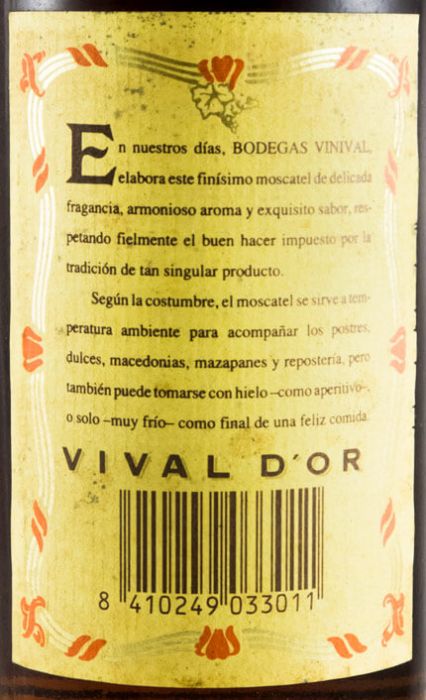 Moscatel Vival D'Or Bodegas Vinival