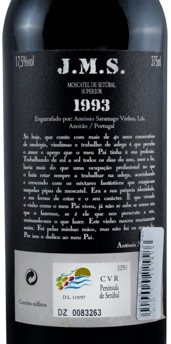 1993 Moscatel de Setúbal Superior J.M.S. 37,5cl