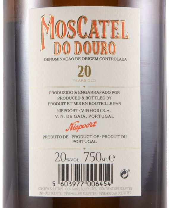 Moscatel do Douro Niepoort 20 anos