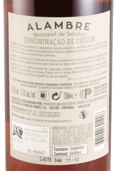 2020 Moscatel de Setúbal José Maria da Fonseca Alambre
