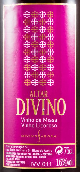 Liqueur Wine Altar Divino (wine for mass)