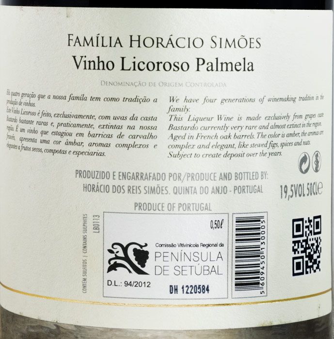 2013 Liqueur Wine Horácio Simões Bastardo 50cl