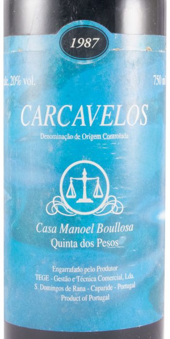 1987 Carcavelos Casa Manoel Boullosa Quinta dos Pesos