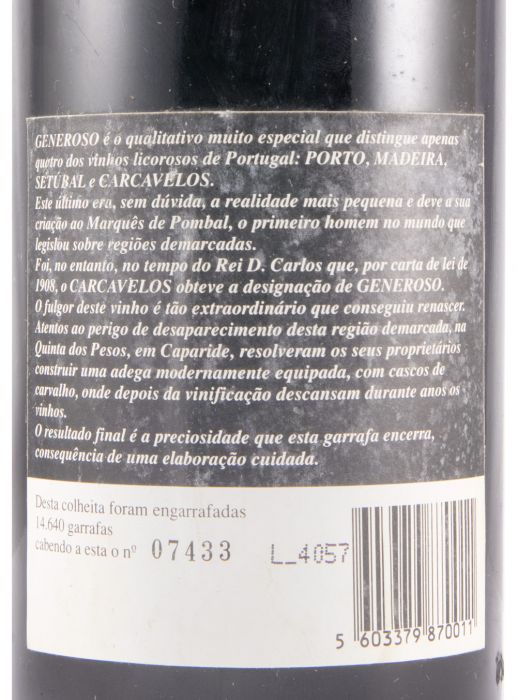 1987 Carcavelos Casa Manoel Boullosa Quinta dos Pesos