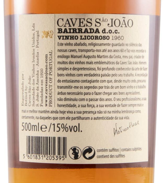 1960 Abafado Caves São João Martins da Costa