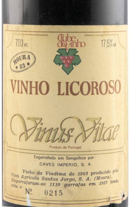 1983 Liqueur Wine Vinus Vitae Moura