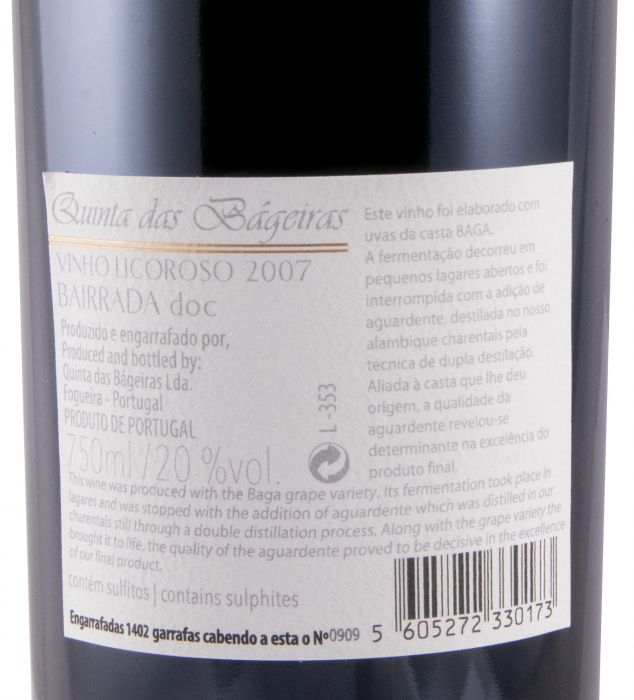 2007 Licoroso Quinta das Bágeiras Abafado