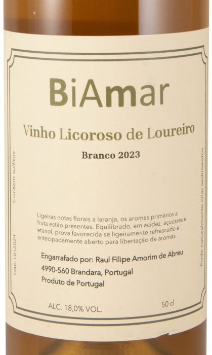 2023 Licoroso BiAmar Loureiro branco 50cl