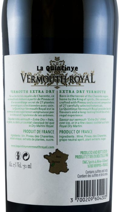 La Quintinye Vermouth Royal Extra Dry