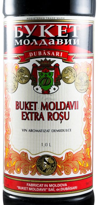 Vermute Buket Moldavii Extra Rosu 1L