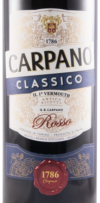 Vermouth Carpano Classico Rosso