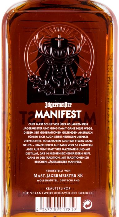 Jägermeister Manifest 1L