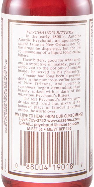 Bitter Peychaud's 14,8cl