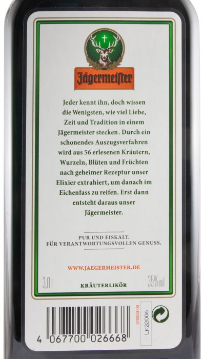 Jagermeister 3L