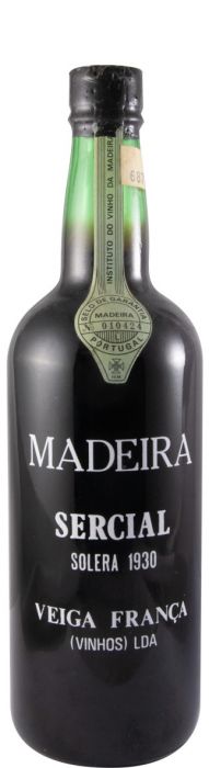 1930 Madeira Veiga França Sercial Solera