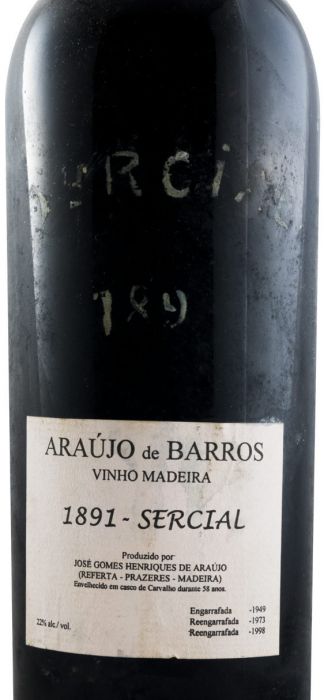 1891 Madeira Araújo de Barros Sercial