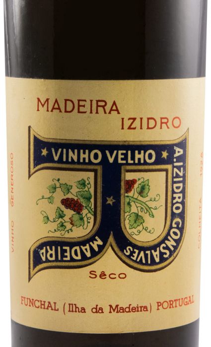 1928 Madeira Izidro R Seco (wicker bottleneck)
