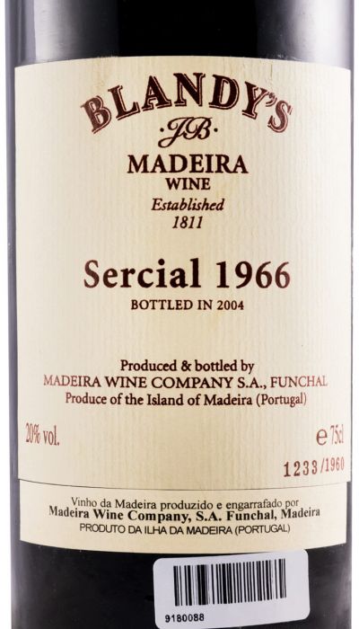 1966 Madeira Blandy's Sercial