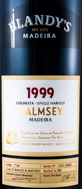 1999 Madeira Blandy's Malmsey Colheita 50cl