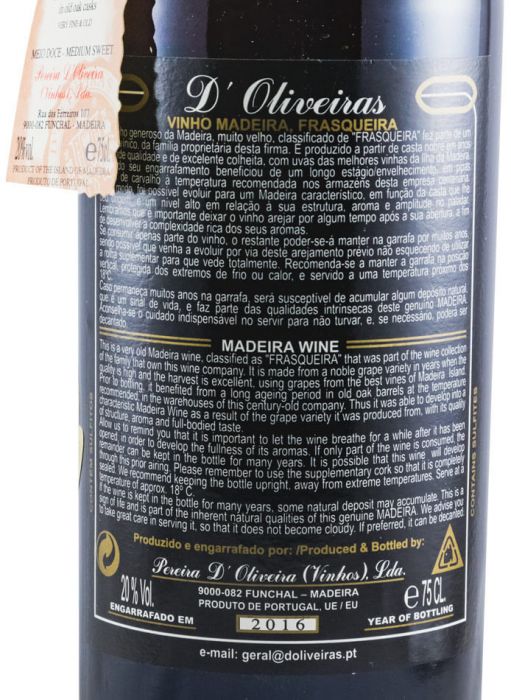 1982 Madeira D'Oliveiras Boal