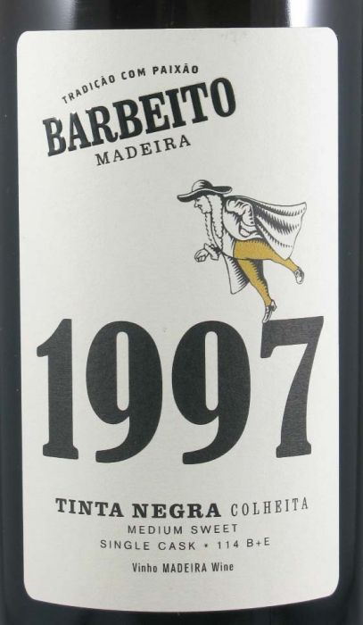バルベイト・収穫・シングルカスク・１１４B+E・マデイラ・1997年（50cl）