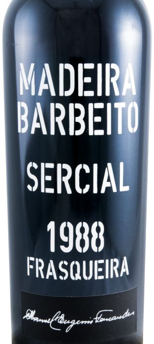 1988 Madeira Barbeito Sercial Frasqueira