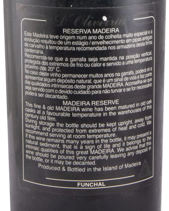 1900 Madeira D'Oliveiras Verdelho Reserva