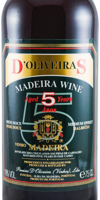 Madeira D'Oliveiras Meio Doce 5 years