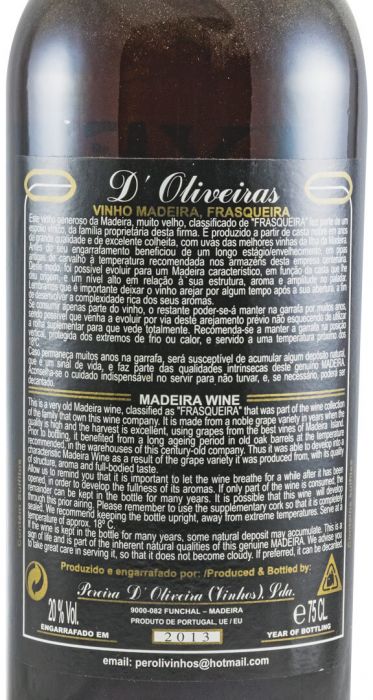 1981 Madeira D'Oliveiras Sercial