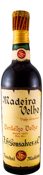 1890 Madeira J.H.Gonçalves Verdelho Velho Solera