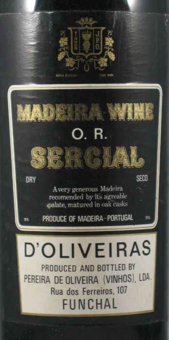 1924 Madeira D'Oliveiras Sercial