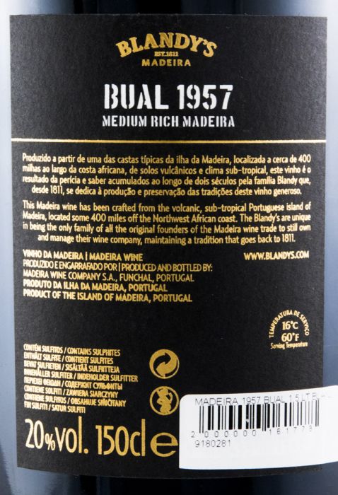 ボアル・ブランディス マデイラ 1,5L 1957年