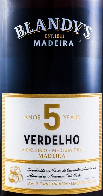 Madeira Blandy's Verdelho 5 anos