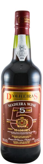 Madeira D'Oliveiras Doce 5 years