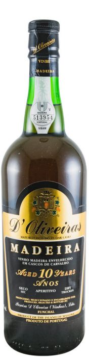 Madeira D'Oliveiras Seco 10 years