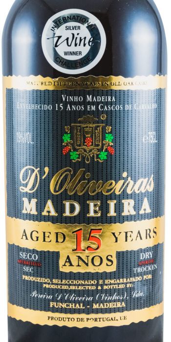 Madeira D'Oliveiras Seco 15 years