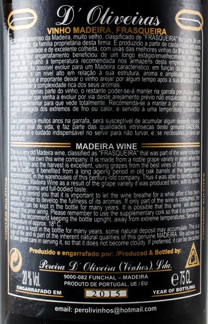 1932 Madeira D'Oliveiras Verdelho