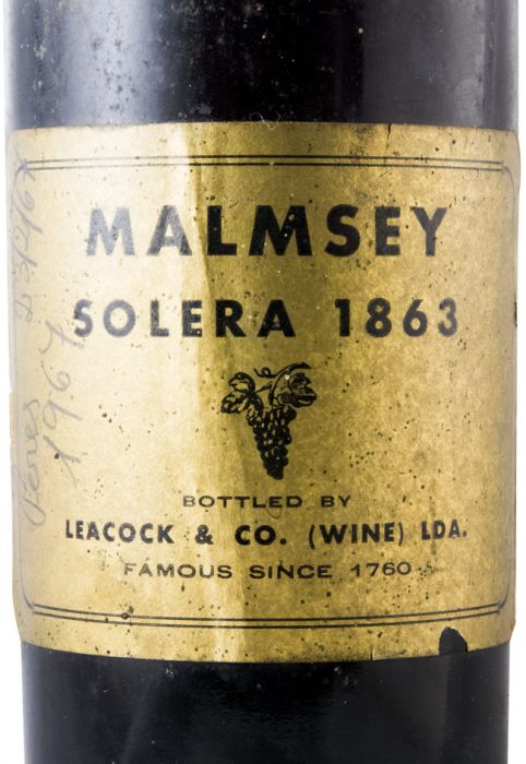 1863 Madeira Leacock's Malmsey Solera