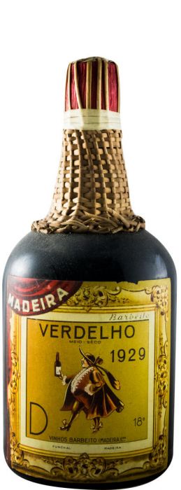 1929 Madeira Barbeito Verdelho