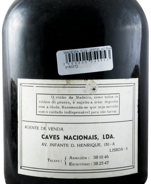 1929 Madeira Barbeito Verdelho