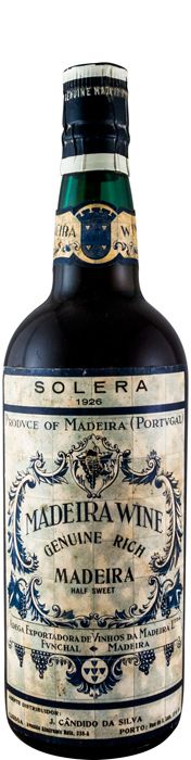 1926 Madeira Adega Coop. Funchal Meio Doce Solera