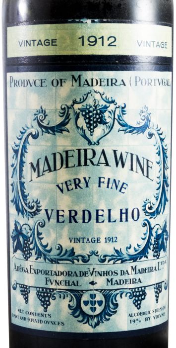 1912 Madeira Adega Exportadora dos Vinhos da Madeira Verdelho