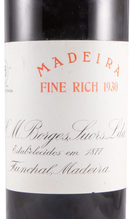 1930 Madeira H.M. Borges Fine Rich